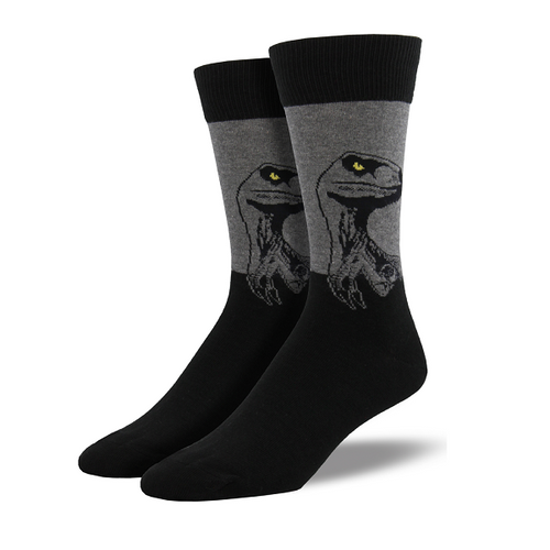 Grey Raptor Men's Crew Socks