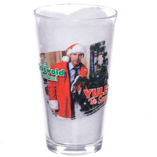 Christmas Vacation Yule Be Sorry Pint Glass Front View