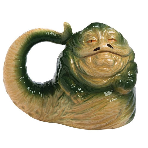 Star Wars Jabba The Hut 20 oz. Sculpted Mug Front View Star Wars Jabba The Hut 20 oz. Sculpted Mug Front View