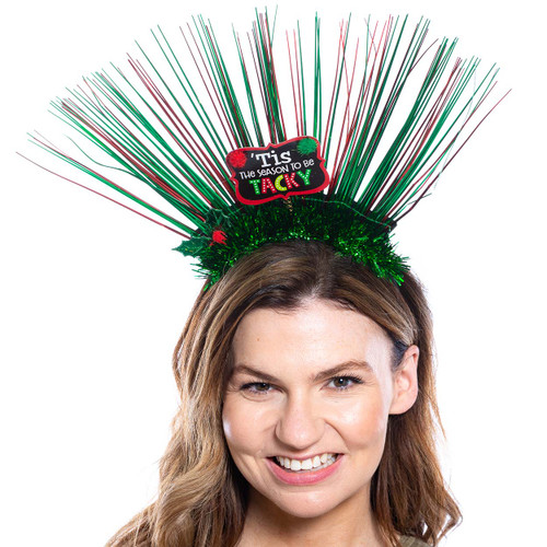 'Tis The Season to be Tacky Headband Model View 'Tis The Season to be Tacky Headband Model View