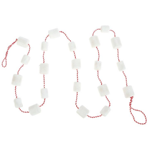 String of Marshmallows for Christmas Tree