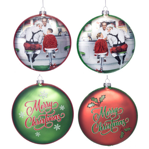 Norman Rockwell Christmas Tree Ornaments RetroFestive.ca