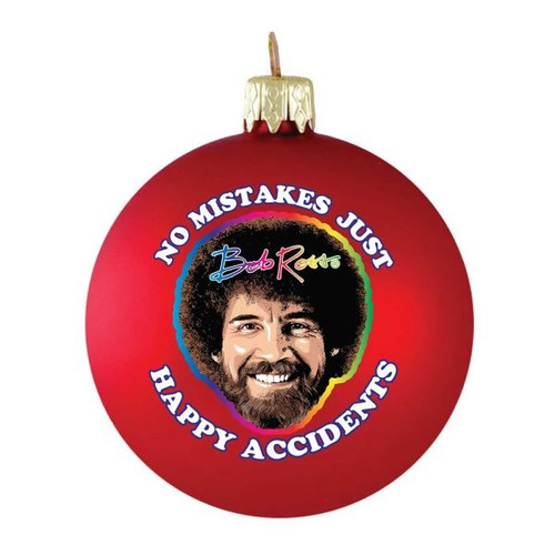 Bob Ross Christmas Tree Ornament 