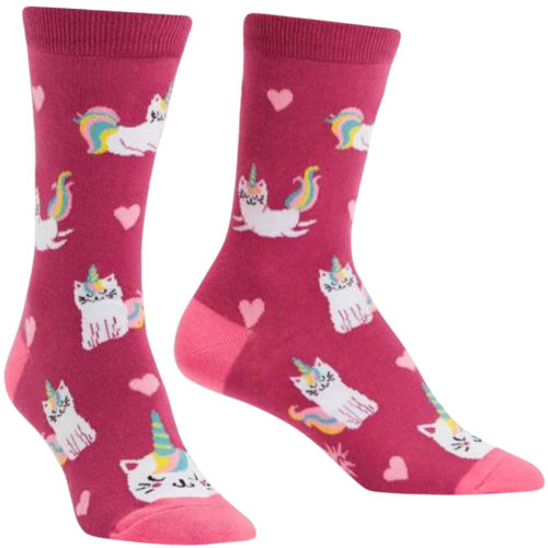 Look At Meow Women's Crew Socks by Sock It To Me