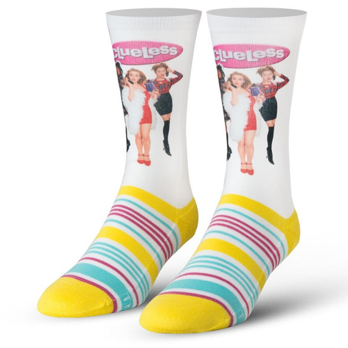 Clueless Women's Crew Socks Full Sock View Clueless Women's Crew Socks Full Sock View