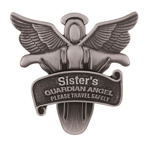 Sister's Guardian Angel Visor Clip