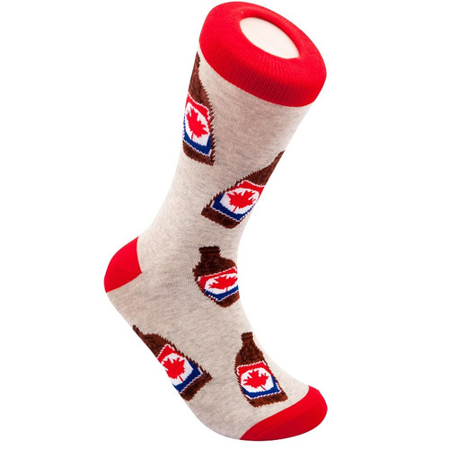 Canada Beer Socks On Mannequin View Canada Beer Socks On Mannequin View