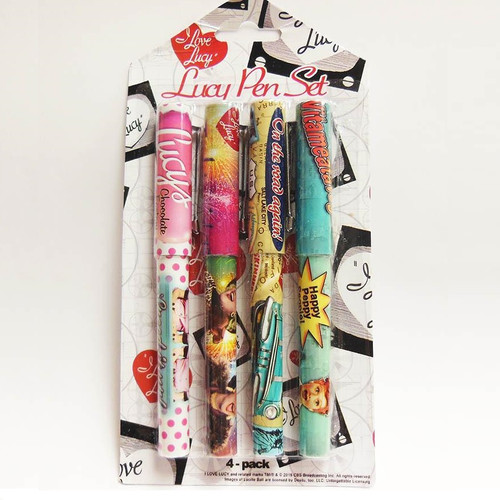 I Love Lucy Pen Set of 4 I Love Lucy Pen Set of 4