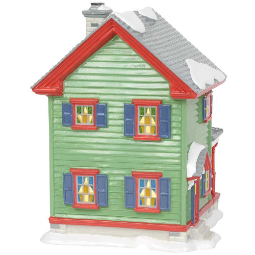 Department 56 Christmas Vacation Snow Village Aunt Bethany's House Front View Department 56 Christmas Vacation Snow Village Aunt Bethany's House Front View