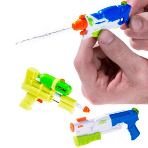 Mini Super Soakers in Action