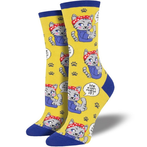 We Can Mew It Women's Crew Socks