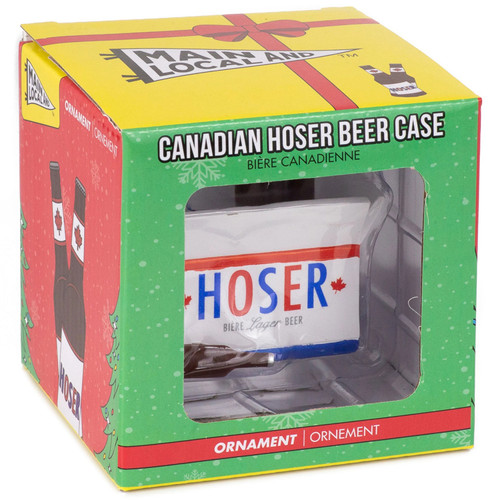 Canadian Beer 2-4 Christmas Ornament in Box Canadian Beer 2-4 Christmas Ornament in Box