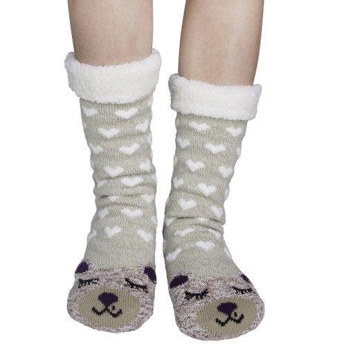 Fuzzy Thermal Slipper Socks Canada