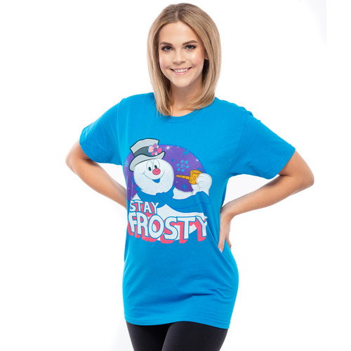Stay Frosty the Snowman T-Shirt on Her Stay Frosty the Snowman T-Shirt on Her