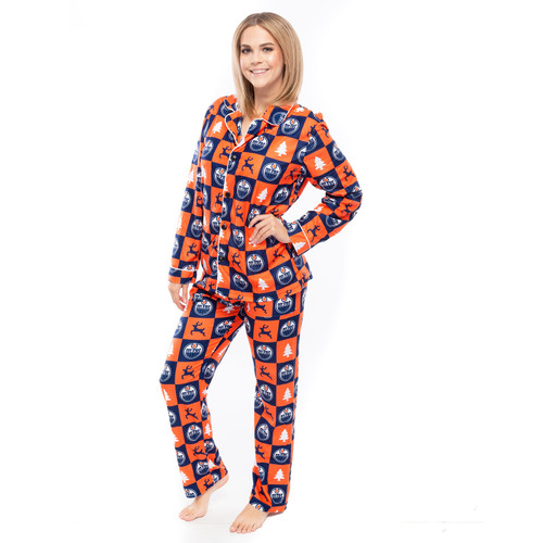 Edmonton Oilers Pajamas on her