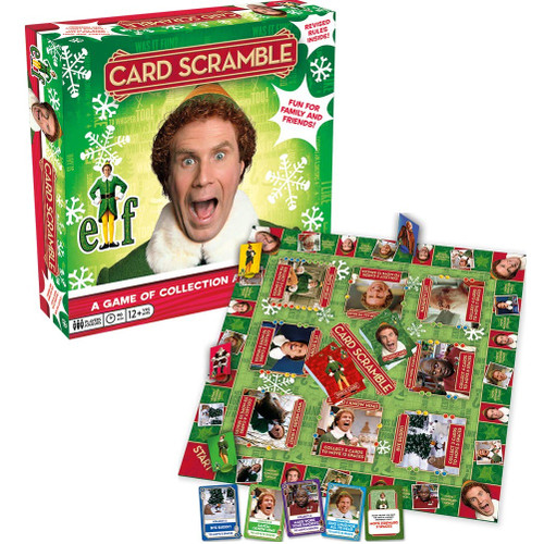 Elf The Movie Card Scramble Board Game