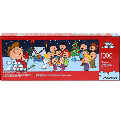 A Charlie Brown Christmas 1,000 Piece Slim Puzzle Back View A Charlie Brown Christmas 1,000 Piece Slim Puzzle Back View