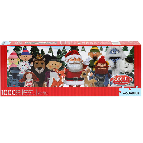 Rudolph The Red-Nosed Reindeer 1,000 Piece Slim Puzzle Front View Rudolph The Red-Nosed Reindeer 1,000 Piece Slim Puzzle Front View