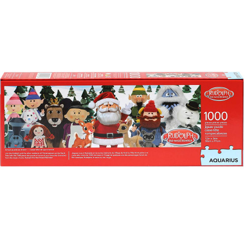 Rudolph The Red-Nosed Reindeer 1,000 Piece Slim Puzzle Back View Rudolph The Red-Nosed Reindeer 1,000 Piece Slim Puzzle Back View
