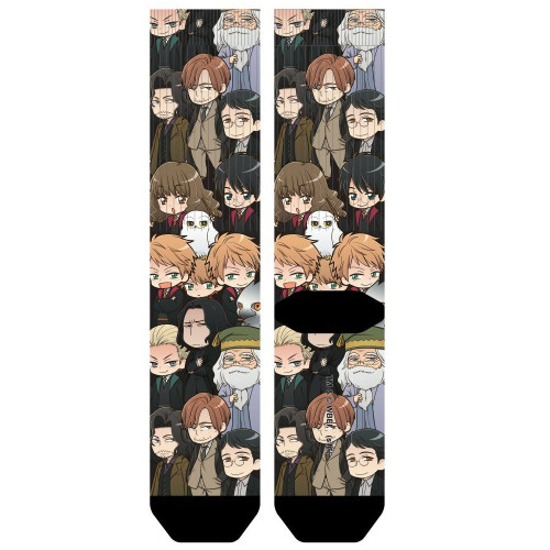 Harry Potter Anime Characters Sublimated Socks