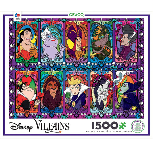 Disney Villains Colourful Collage Puzzle Box Disney Villains Colourful Collage Puzzle Box