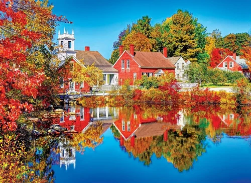 Fall Foliage New England 1000 Piece Jigsaw Puzzle