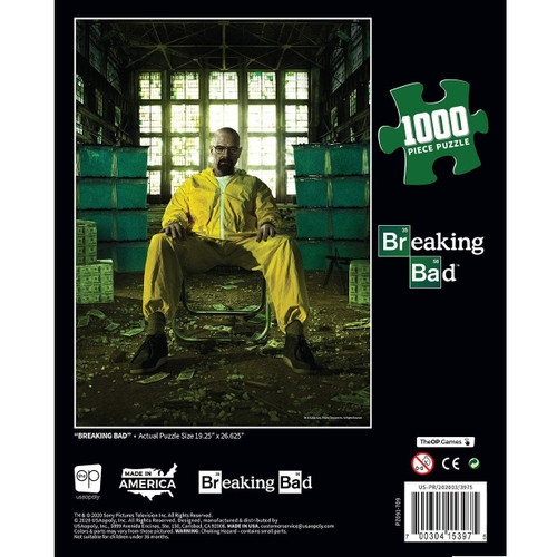 Breaking Bad Puzzle Back of Box Breaking Bad Puzzle Back of Box