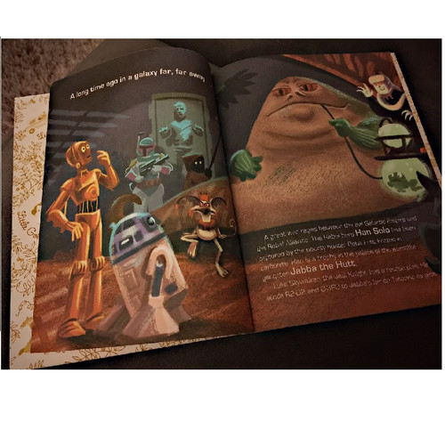 Star Wars Return Of The Jedi Little Golden Book  - inside pages Star Wars Return Of The Jedi Little Golden Book  - inside pages