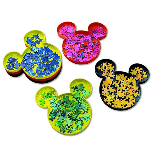 Disney's Mickey Mouse Puzzle Sort & Go Stackable Trays by Ravensburger Seperated  Disney's Mickey Mouse Puzzle Sort & Go Stackable Trays by Ravensburger Seperated