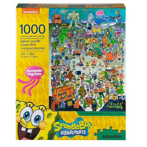 Spongebob Squarepants Cast 1000 pc Puzzle Box Spongebob Squarepants Cast 1000 pc Puzzle Box