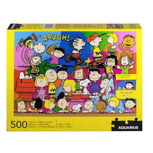Peanuts Cast 500 Piece Puzzle Box