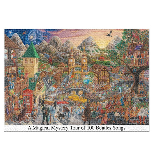 A Magical Mystery Tour of 100 Beatles Songs 3000 Piece Puzzle