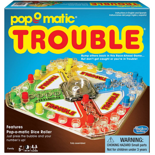 Classic Trouble Game in Retro Box Classic Trouble Game in Retro Box