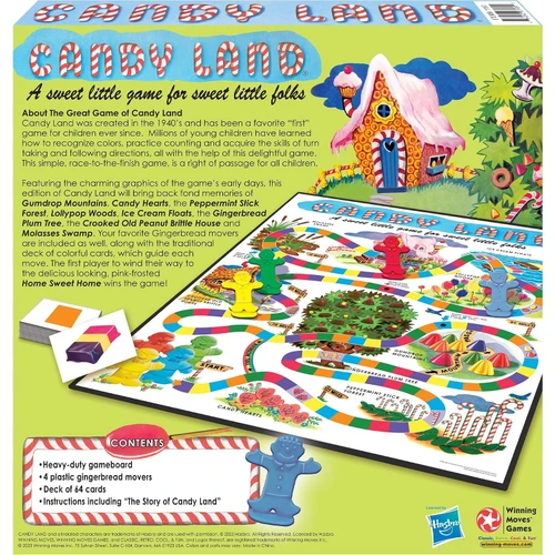 Back of Box - Retro Candy Land