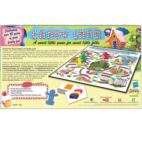Box Back: Retro Candy Land Box Back: Retro Candy Land