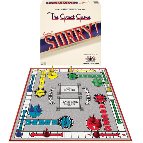 Classic Sorry Game Box - Contents Classic Sorry Game Box - Contents