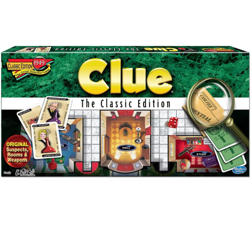 Classic Clue Board Game Box Classic Clue Board Game Box