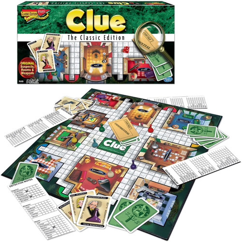 Contents of Classic Clue Game Contents of Classic Clue Game