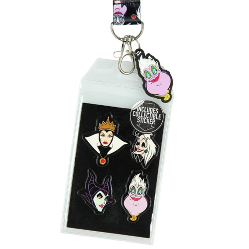Disney Villains Lanyard Close-Up View Disney Villains Lanyard Close-Up View