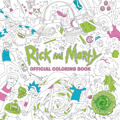 Cover - Rick and Morty Official Colouring Book Cover - Rick and Morty Official Colouring Book