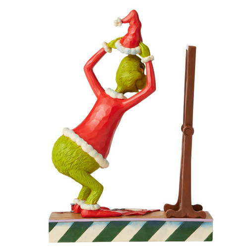 Santa Grinch Hat  Jim Shore Figure  Santa Grinch Hat  Jim Shore Figure