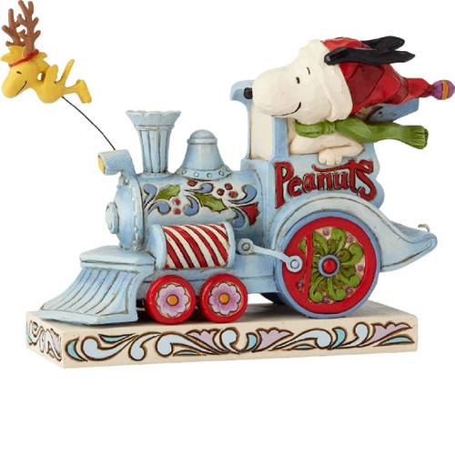 Snoopy's Engine Peanuts Christmas Train by Jim Shore RetroFestive.ca