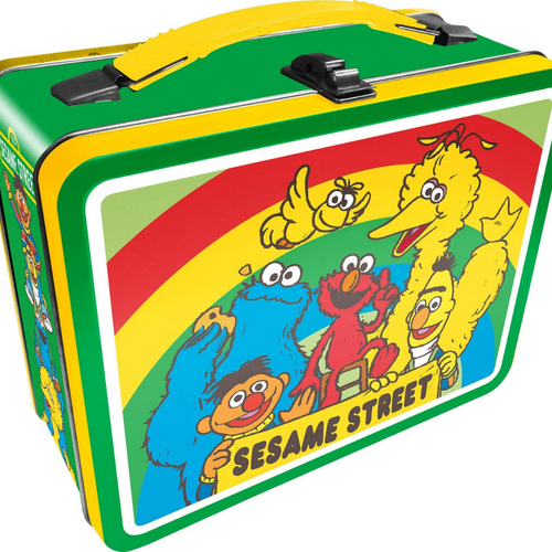 Sesame Street Cast Tin Tote Lunch Box