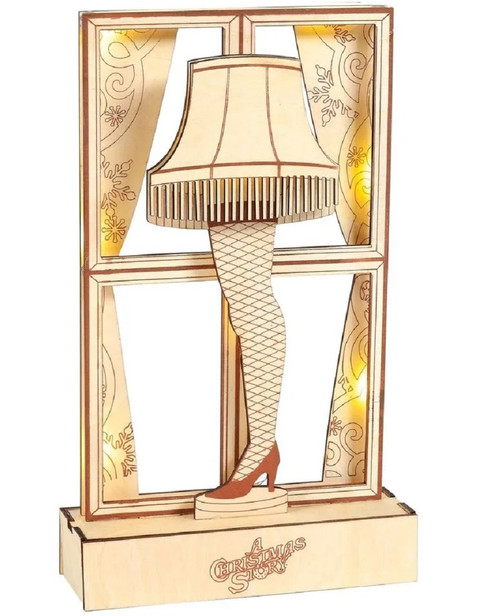 Leg Lamp A Christmas Story Wooden Centerpiece Leg Lamp A Christmas Story Wooden Centerpiece