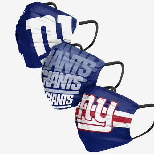 NY Giants 3 Pack matchday face covers  NY Giants 3 Pack matchday face covers