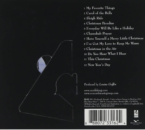 A Holiday Carole, Carole King Vinyl Album  song list A Holiday Carole, Carole King Vinyl Album  song list