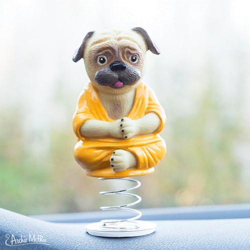 12734 - Dashboard Pug Buddah 12734 - Dashboard Pug Buddah