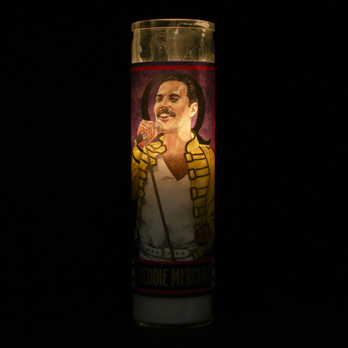 Freddie Mercury Secular Saint Candle UG-5418  Freddie Mercury Secular Saint Candle UG-5418