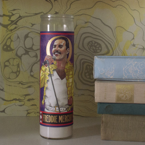 Freddie Mercury Secular Saint Candle Freddie Mercury Secular Saint Candle