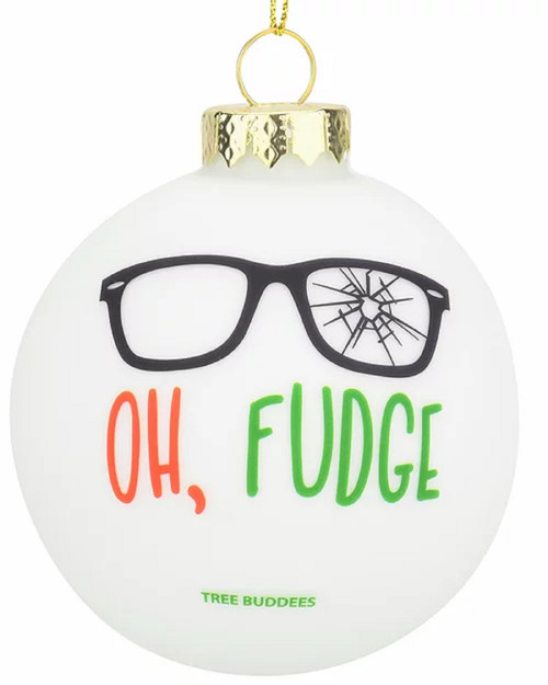 TB-4102 Oh Fudge Glass Bulb Ornament 